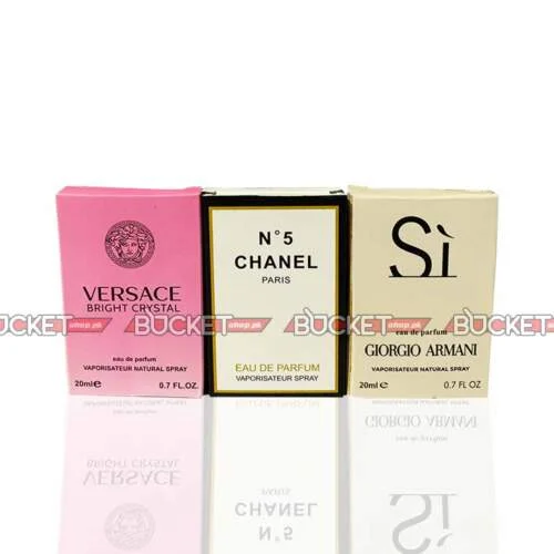 3 Testers | Bright Crystal | Chanel N5 | Si EDP