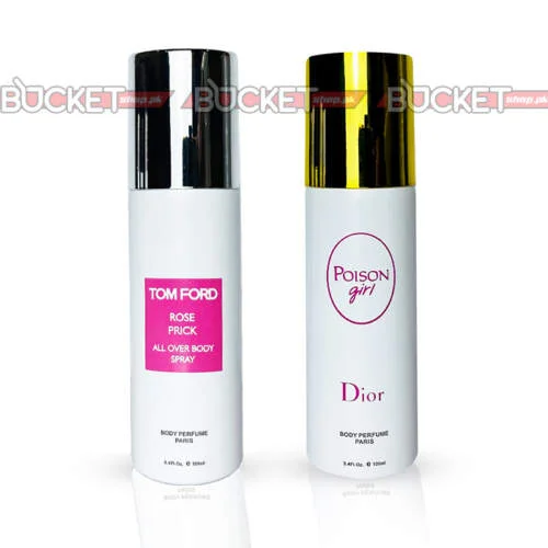 Pack Of Two Body Spray | Tom Ford Rose Prick & Dior Poison Girl