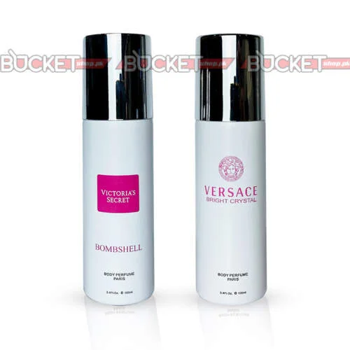 Pack Of Two Body Spray | Victoria's Secret Bombshell & Versace Bright Crystal