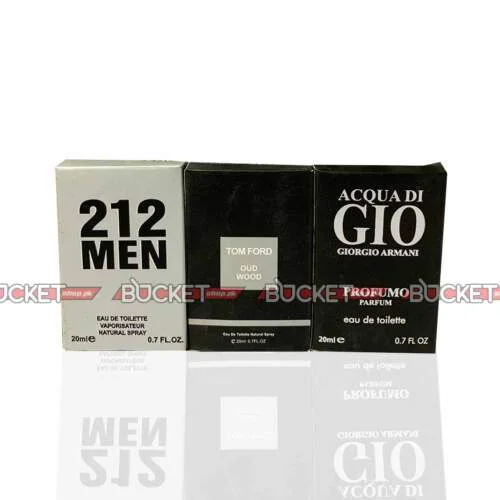 3 Testers | 212 Men | Tom Ford Oud Wood | Acqua Di Gio