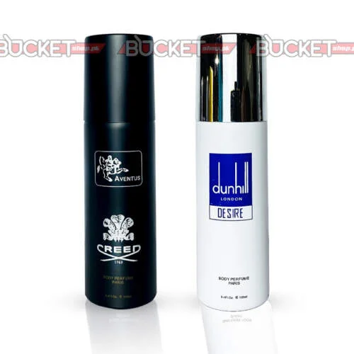 Pack Of Two Body Spray | Creed Aventus & Dunhill London Desire