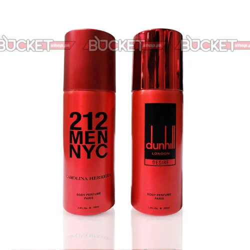Pack Of Two Body Spray | 212 Men NYC & Dunhill London Desire