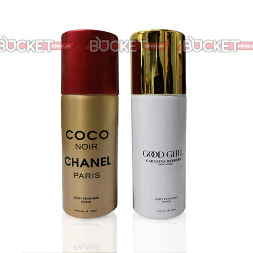 Pack Of Two Body Spray | Coco Chanel Noir & Good Girl