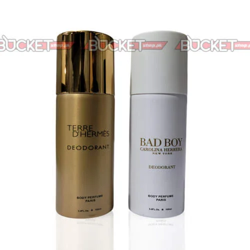 Pack Of Two Body Spray | Terre D Hermes Deodorant & Bad Boy