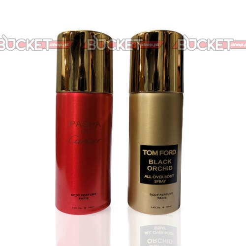 Pack Of Two Body Spray | Pasha De Cartier & Tom Ford Black Orchid