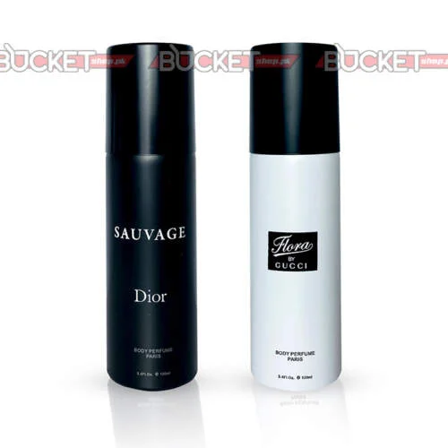 Pack Of Two Body Spray | Flora By Gucci & Dior Sauvage