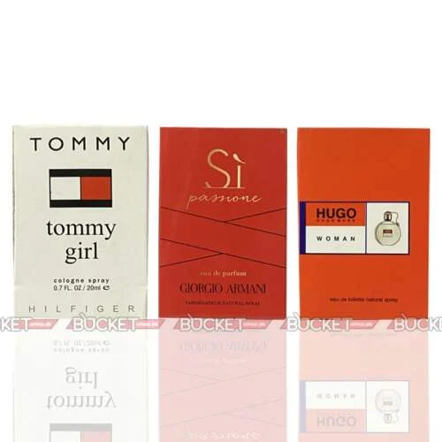 3 Testers | Tommy Girl | Armani Si Passione | Hugo Boss Woman