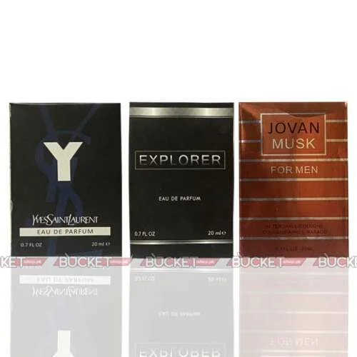 3 Testers | YSL Y EDP | Explorer EDP | Jovan Musk Men