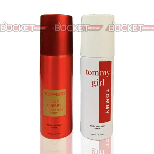 Pack Of Two Body Spray | Tom Ford Lost Cherry & Tommy Girl