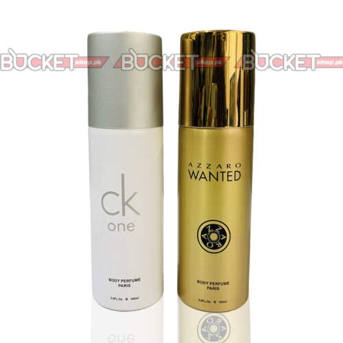 Pack Of Two Body Spray | CK One & Azzaro Wanted