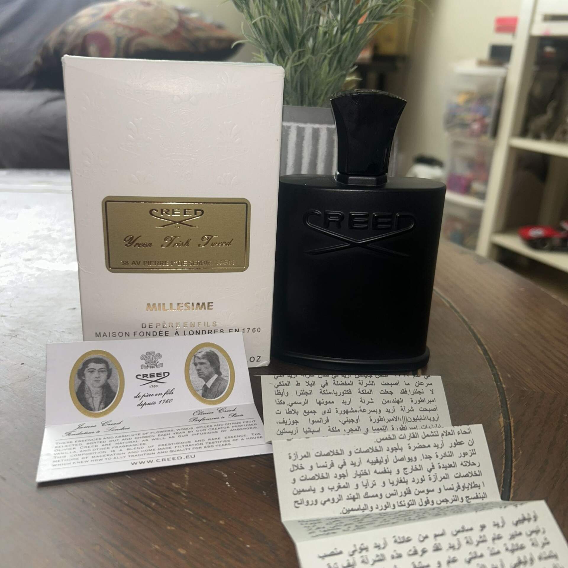 Creed Green Irish Tweed Millesime 120mL photo review