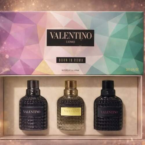 Valentino Uomo Born In Roma 3 In 1 Gift Set 3x30mL